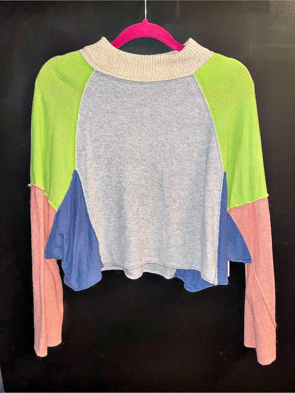 Storia Color Block Sweater Size Small Like New